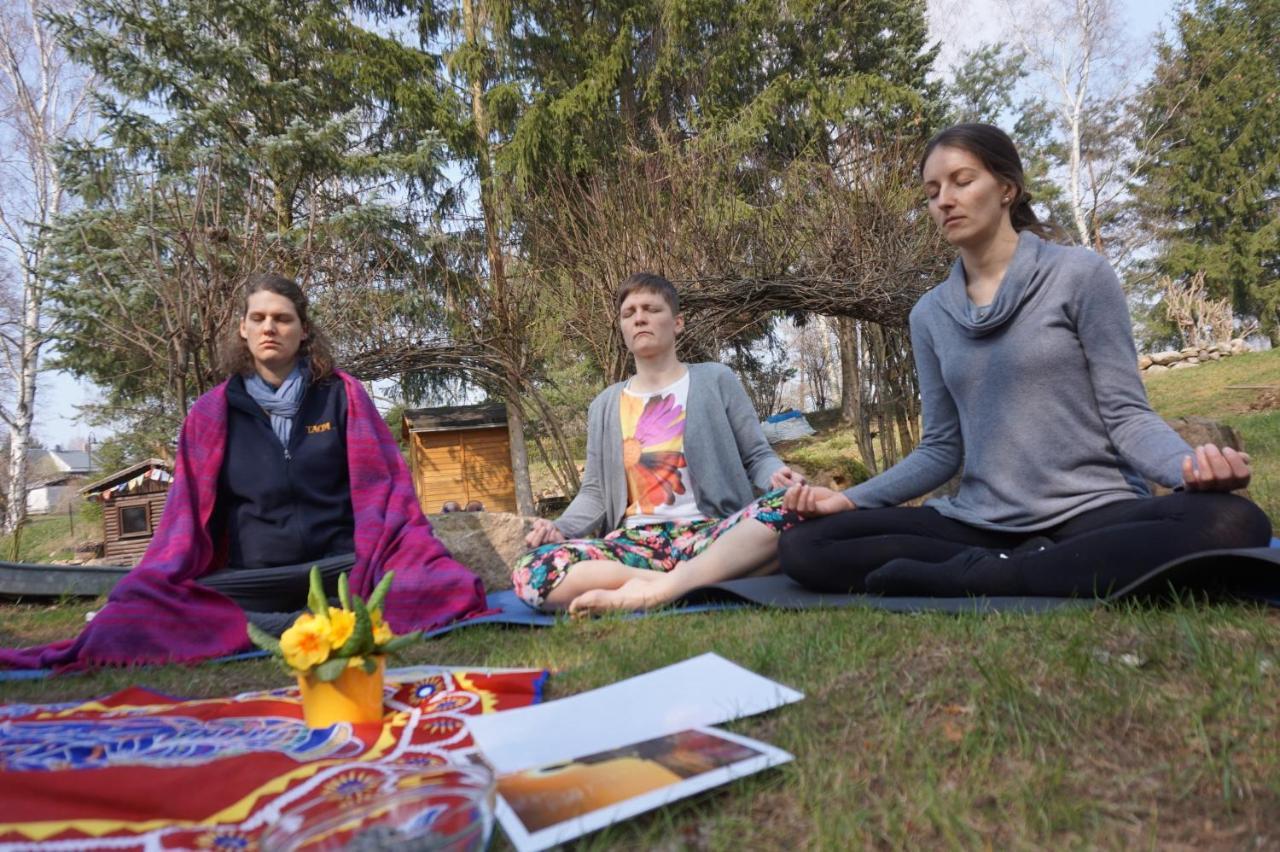 شقة Birkenhof Ashram Shanti Zimmer تسيتاو المظهر الخارجي الصورة